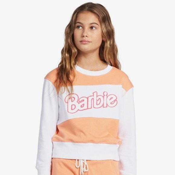 ROXY x Barbie This World Crew Sweatshirt Girls - Picture 1 of 2
